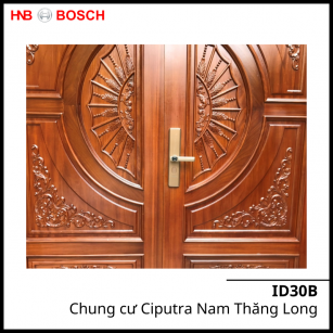 Lắp khóa điện tử Bosch ID30B cho chung cư Ciputra Nam Thăng Long