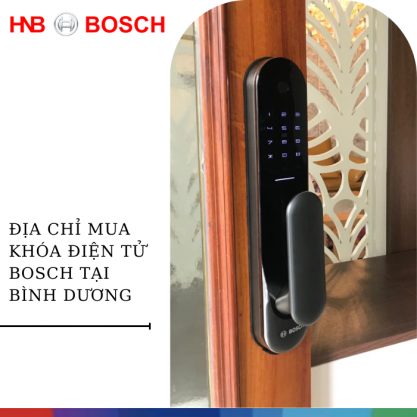 Khóa điện tử thông minh Bosch tại Bình Dương chính hãng