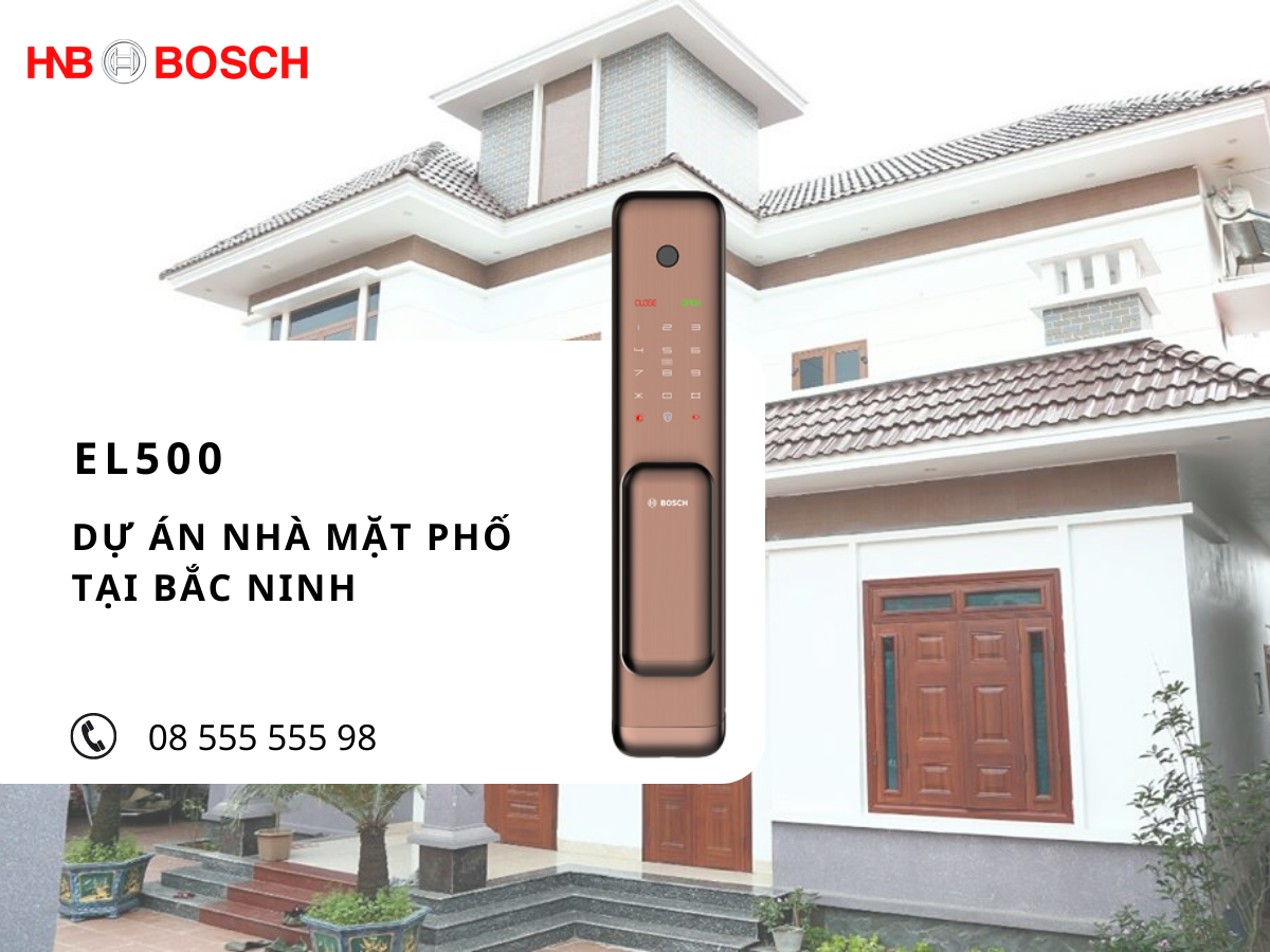 Lắp khóa Bosch EL500 tại TP Bắc Ninh
