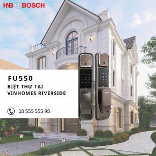 Lắp khóa Bosch FU550 tại Vinhomes Riverside