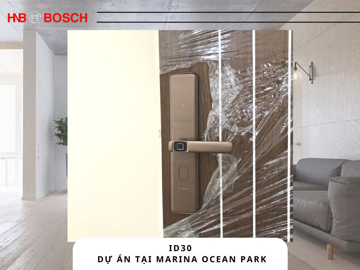 Lắp khóa Bosch ID30 tại Marian Ocean Park