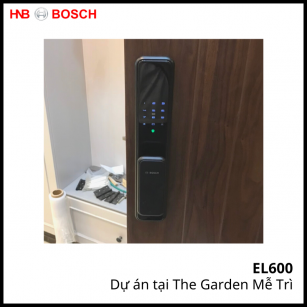 Lắp khóa điện tử Bosch EL600 tại The Garden Mễ Trì