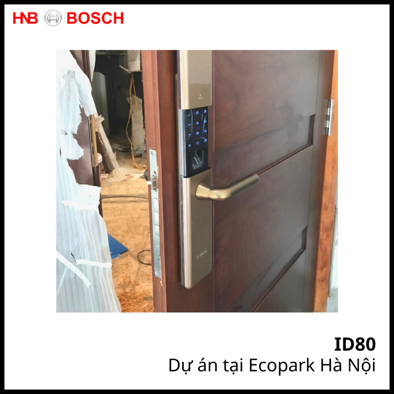 Lắp khóa thông minh ID80 tại Ecopark Hà Nội