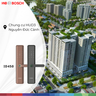 Dự án lắp khóa Bosch ID450 tại chung cư HUD3 Nguyễn Đức Cảnh