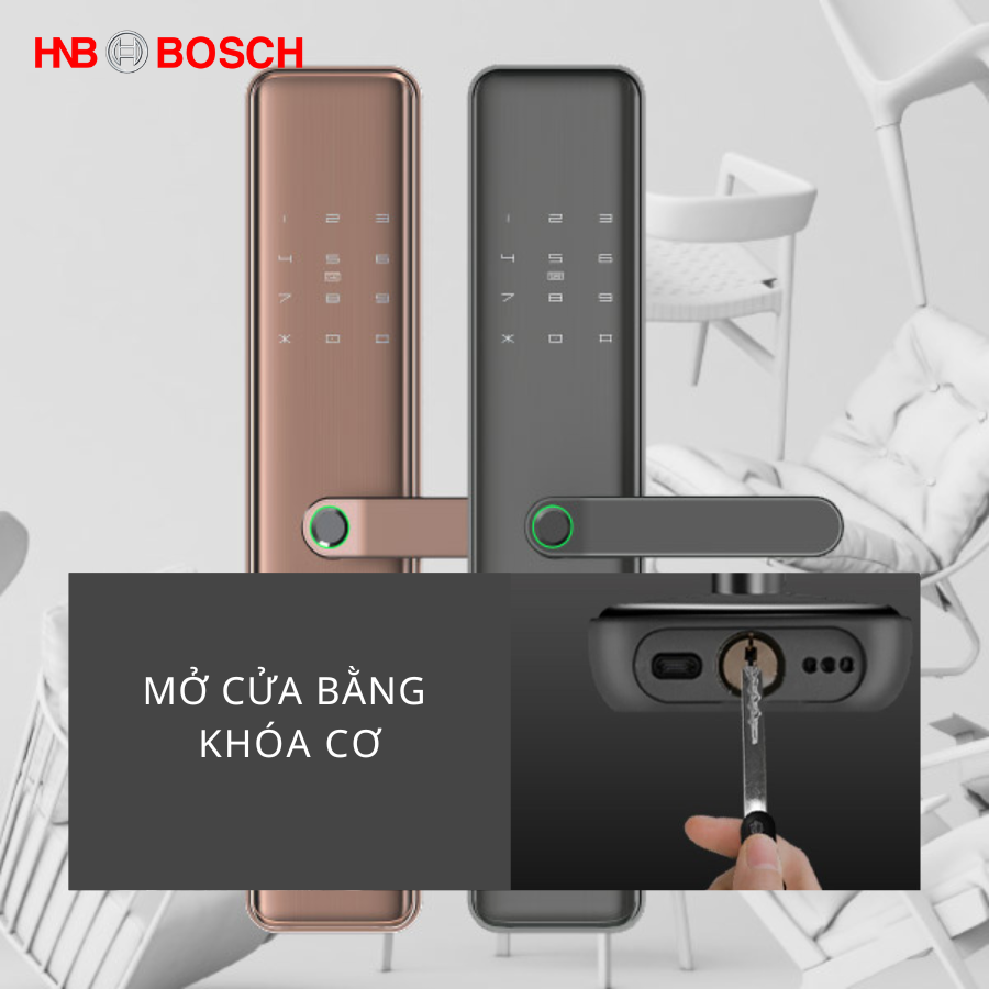 Hướng dẫn sử dụng khóa cửa điện tử Bosch chi tiết nhất 