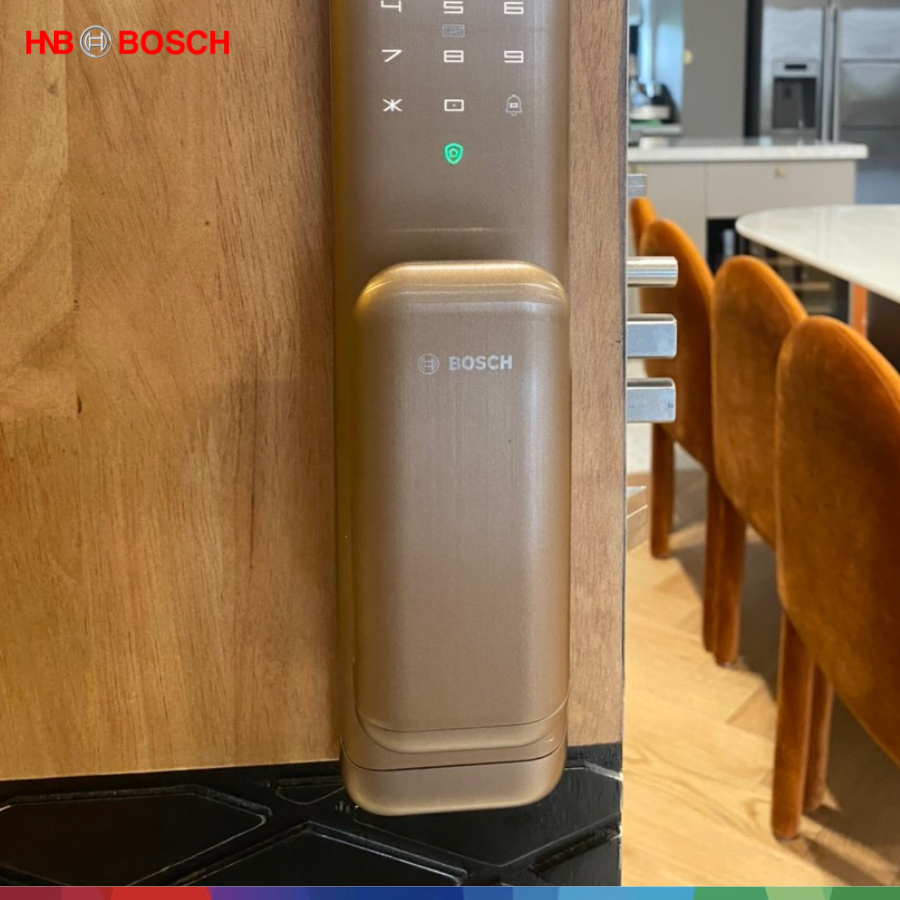 Lắp khóa điện tử Bosch EL500 cho nhà mặt phố tại Hà Nội