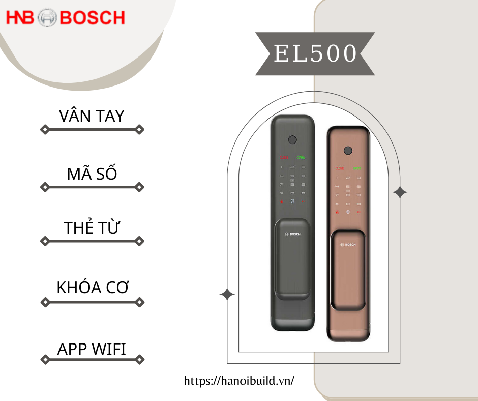 Vì sao khóa cửa thông minh Bosch tại Thái Bình được ưa chuộng?