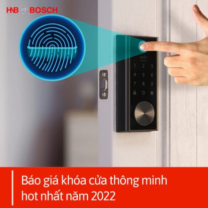 Báo giá khóa cửa thông minh hot nhất năm 2023