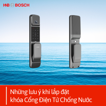 Những lưu ý khi lắp đặt khóa Cổng Điện Tử Chống Nước