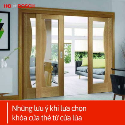 Những lưu ý khi lựa chọn khóa cửa thẻ từ cửa lùa