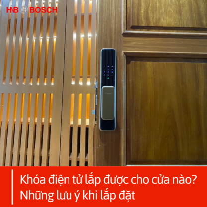 Khóa điện tử lắp được cho cửa nào? Những lưu ý khi lắp đặt