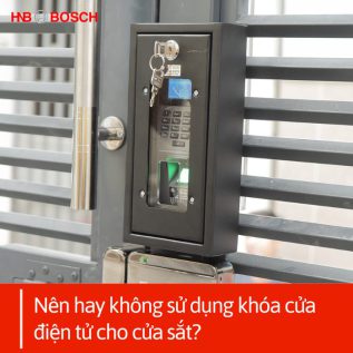 Nên hay không sử dụng khóa cửa điện tử cho cửa sắt?