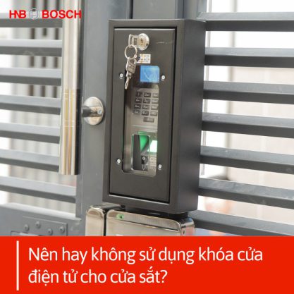 Nên hay không sử dụng khóa cửa điện tử cho cửa sắt?